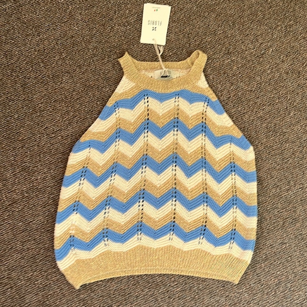 Floris chevron knitted top